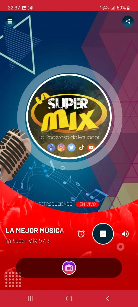 La Super Mix 97.3 screenshot