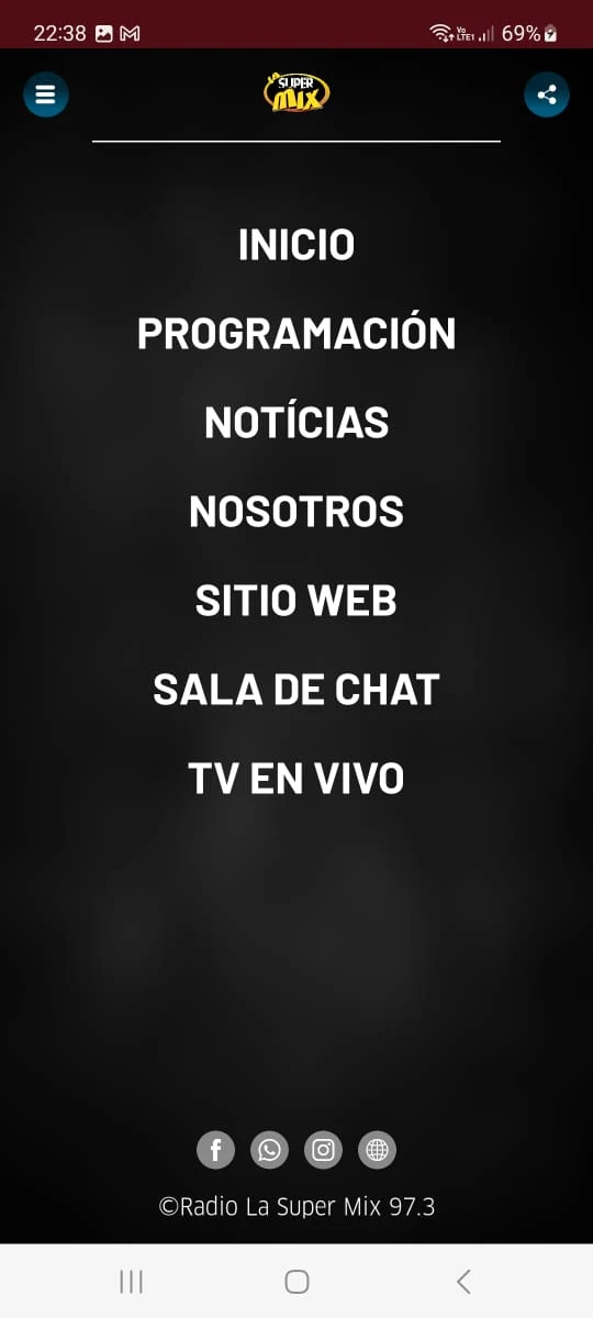 La Super Mix 97.3 screenshot